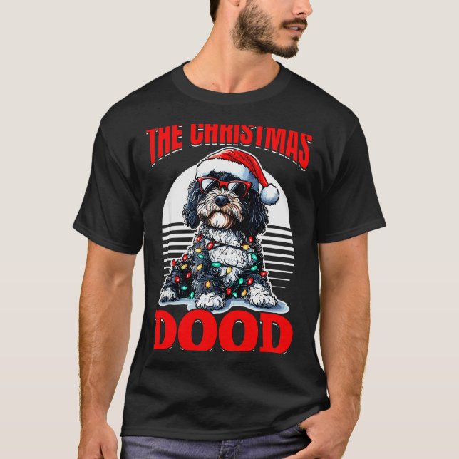T-shirt Bernedoodle Christmas Dog Breed The Christmas Dood (Devant)