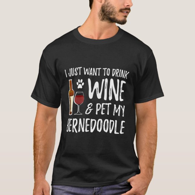 T-shirt Bernedoodle Dog M (Devant)