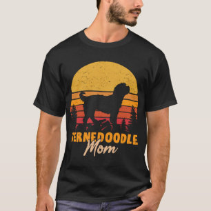 T-shirt Bernedoodle Maman Mama Vintage Retro Chien Femmes 