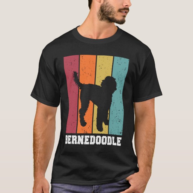 T-shirt Bernedoodle Vintage  2 (Devant)