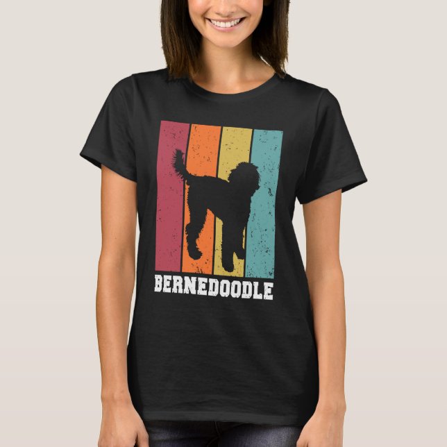 T-shirt Bernedoodle Vintage  2 (Devant)