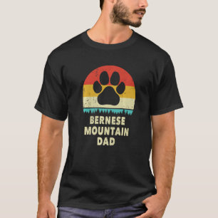 T-shirt Berner Papa Pour Hommes Bernese Mountain Dog Vinta