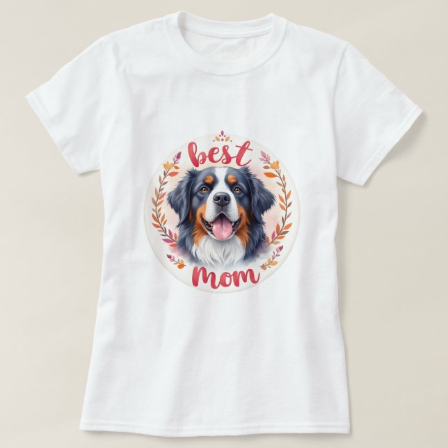 T-shirt Berner Sennen 'Meilleure maman' (Design devant)