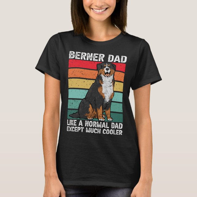 T-shirt Bernese Mountain Dog Berner Dad (Devant)
