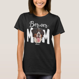 T-shirt Bernese Mountain Dog Cute Berner Maman Marcher Top