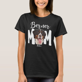 T-shirt Bernese Mountain Dog Cute Berner Maman Marcher Top
