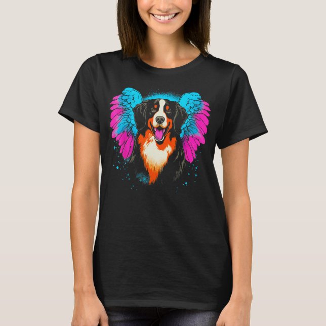 T-shirt Bernese Mountain Dog Heaven (Devant)
