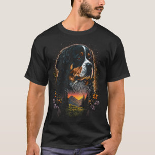T-shirt Bernese Mountain Dog Hommes Femmes Enfants