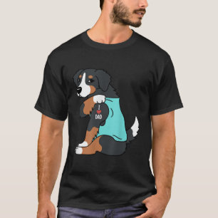 T-shirt Bernese Mountain Dog I Love Papa Funny Dog