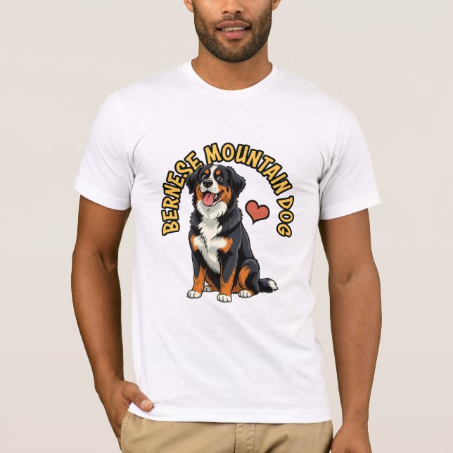 T-shirt Bernese Mountain Dog - Le compagnon alpin Tee (Devant)