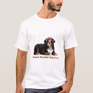 T-shirt Bernese Mountain Dog Maman Bandana Pet Lover Cadea