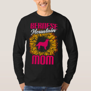 T-shirt Bernese Mountain Mom Bernese Dog Sunflowers