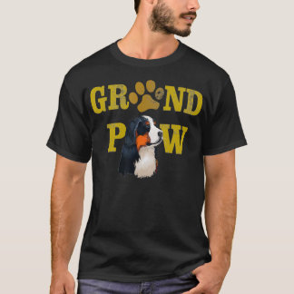 T-shirt Bernese Mountain Paw Grandpaw grand-père Amoureux