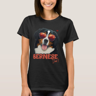 T-shirt Bernesemountaindog Avec Heartdécoration Bernesedad