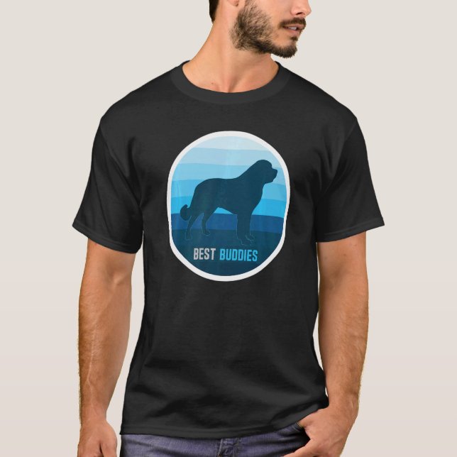 T-shirt Bernhardiner Chien Retro 14 (Devant)