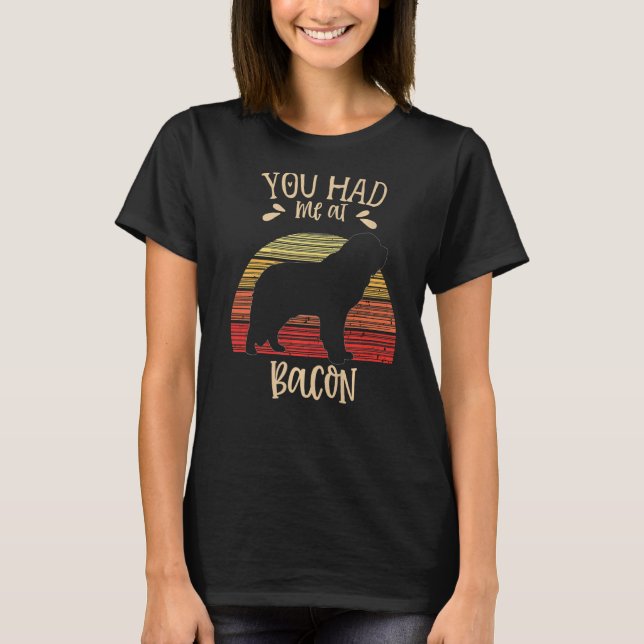 T-shirt Bernhardiner Chien Retro 2 (Devant)