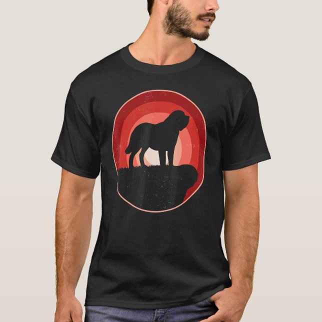 T-shirt Bernhardiner Chien Retro 22 (Devant)