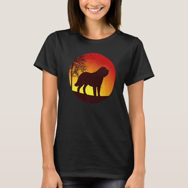 T-shirt Bernhardiner Chien Retro 25 (Devant)