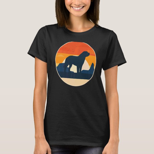 T-shirt Bernhardiner Chien Retro 27 (Devant)