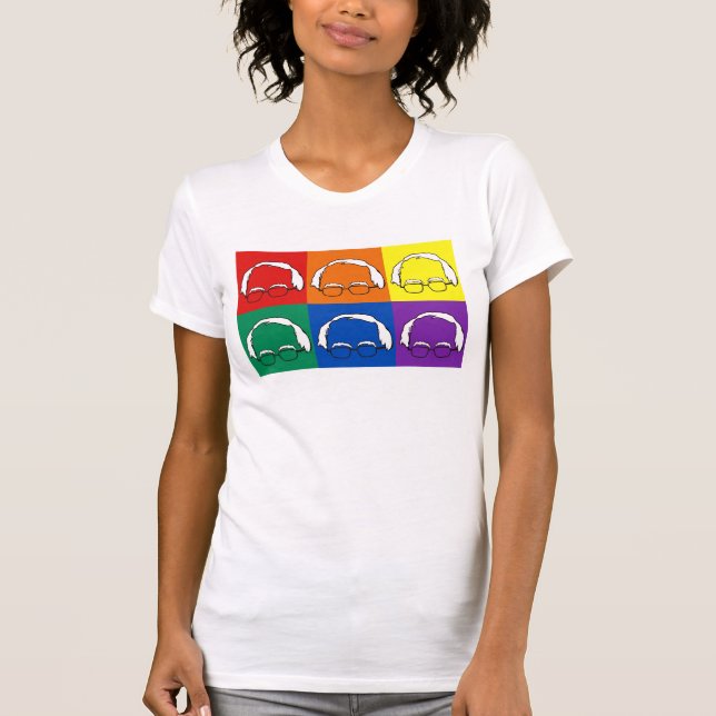 T-shirt Bernie Couleurs de Fierté - LGBT - (Devant)