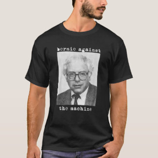 T-SHIRT BERNIE SANDERS 2020 CONTRE LA ROCHE DE LA MACHINE