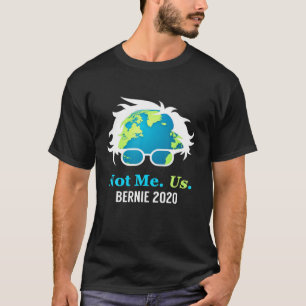 T-shirt Bernie Sanders 2020 Me Not Us Bernie Pour Présiden
