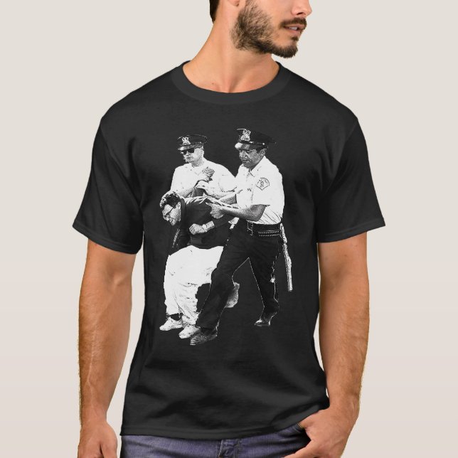 T-shirt Bernie Sanders arrêté (Devant)