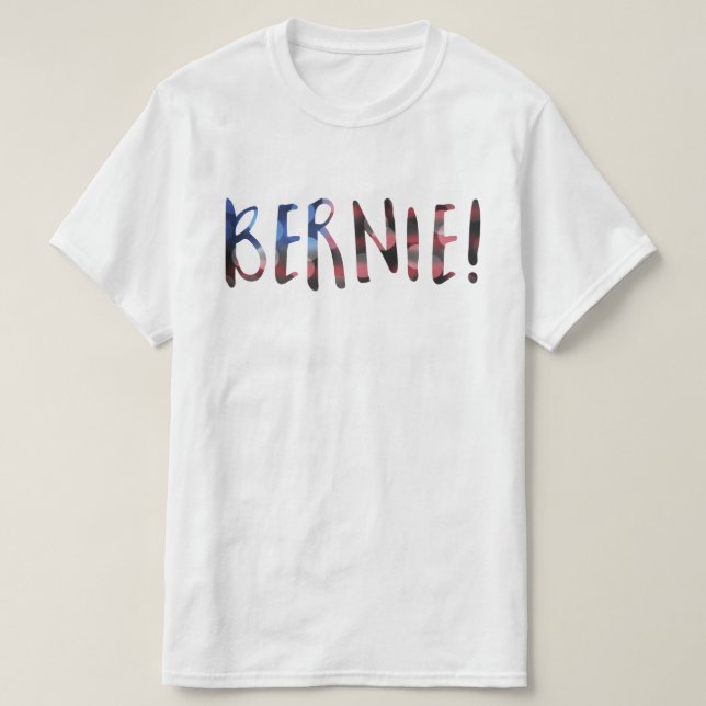 T-shirt bernie sanders bokeh (Design devant)