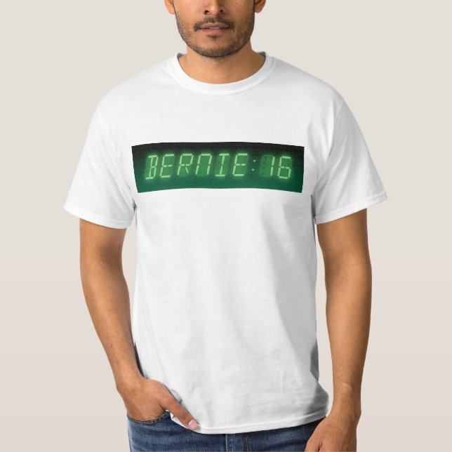 T-shirt Bernie Sanders Digital Readout (Devant)