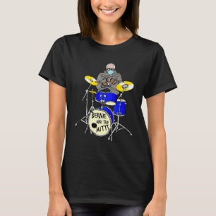 T-shirt Bernie Sanders Mittens Drumming Drum Inauguration