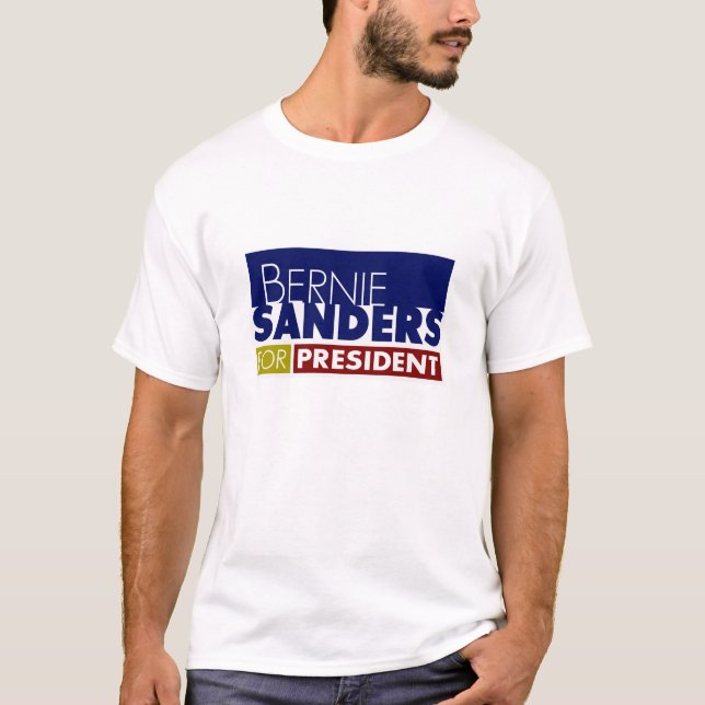 T-shirt Bernie Sanders pour le président V1 (Devant)