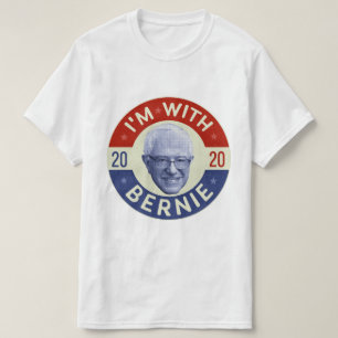 T-shirt Bernie Sanders Président 2020 Démocrate Photo Retr