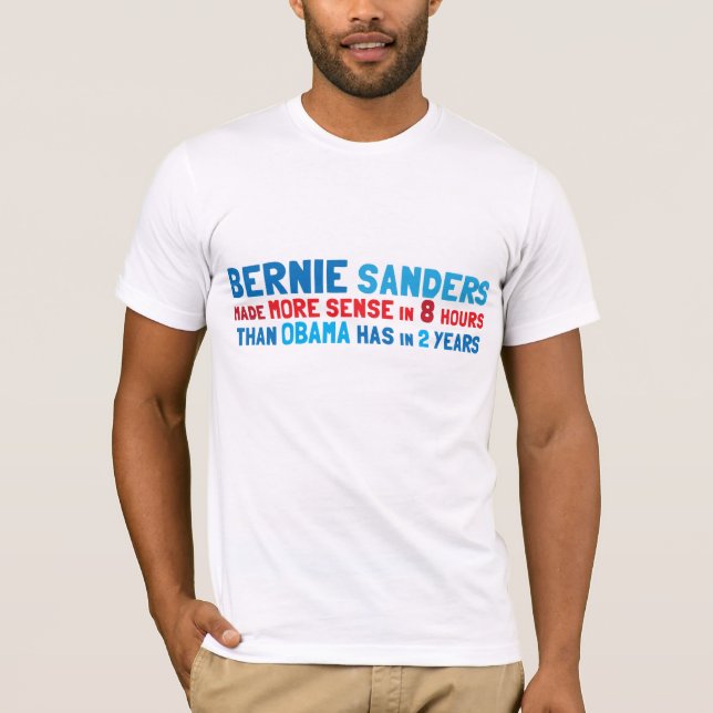 T-shirt Bernie Sanders Sense (Devant)