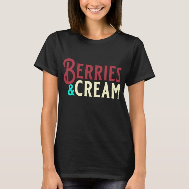 T-shirt Berries amusantes et les amateurs de fruits et de  (Devant)