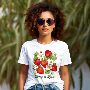 T-shirt Berry amoureux fraise de fruits d'été