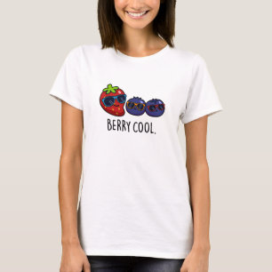 T-shirt Berry Cool Funny Fraise Blueberry Pun