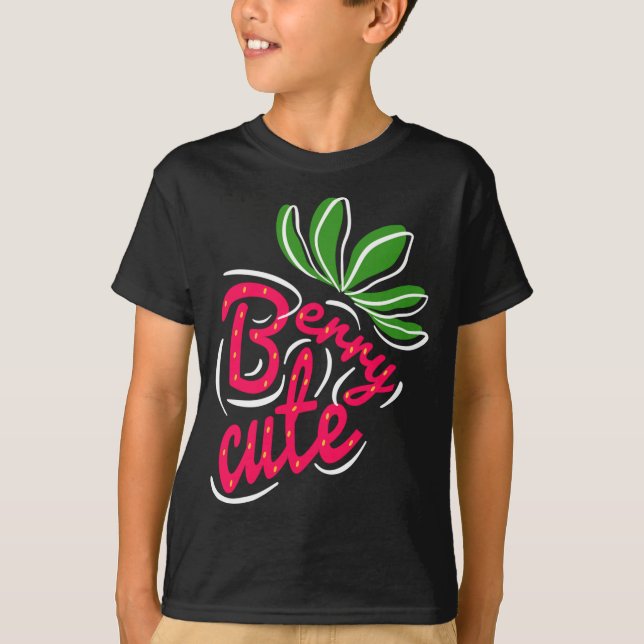 T-shirt Berry Cute Fruit Amateurs (Devant)