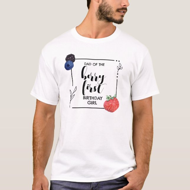 T-shirt Berry First | 1er anniversaire | Mixte Berry Match (Devant)