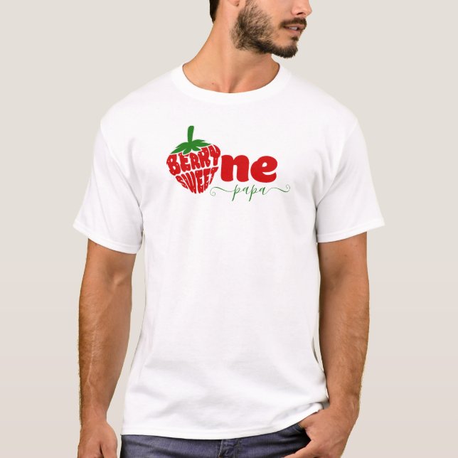 T-shirt Berry First One Birday Parent (Devant)