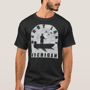 T-shirt Berry Lake Fishing Michigan