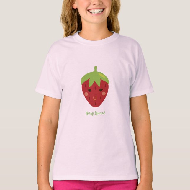 T-shirt Berry Special Souriant fraise (Devant)