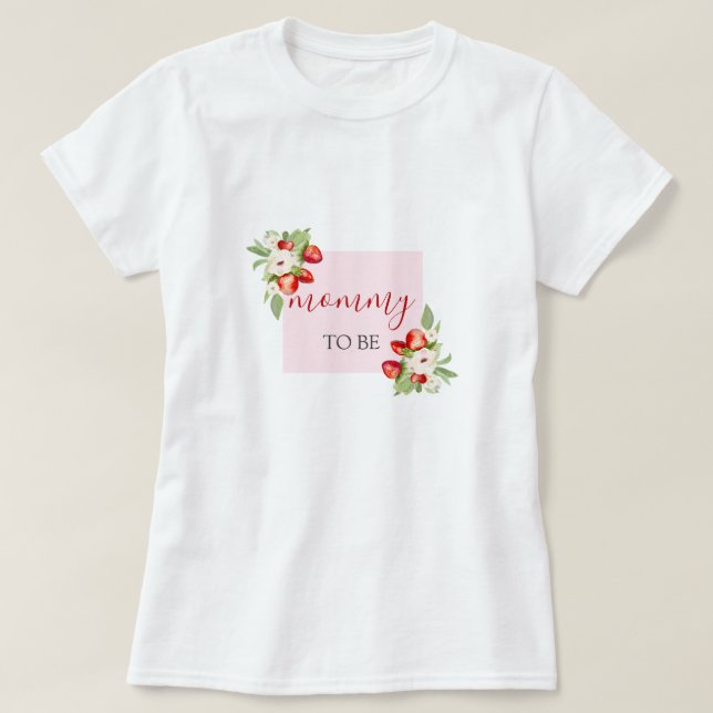 T-shirt Berry Sweet Baby shower (Design devant)