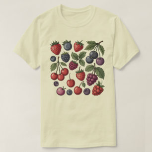 T-shirt Berry & Tee de Cottagecore - Pri framboise aux fra