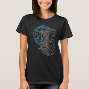 T-shirt Berserk Bear Warrier Odin Runes Norse Compass Viki