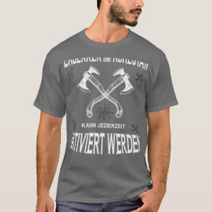 T-shirt Berserker Retraité Viking Viking Ax Runes