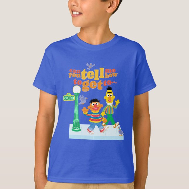 T-shirt Bert et Ernie Directions (Devant)