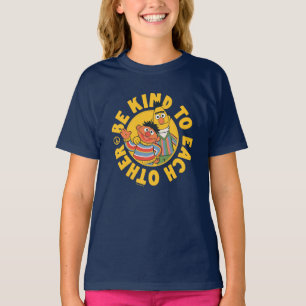 T-shirt Bert et Ernie Être gentil les uns envers les aut