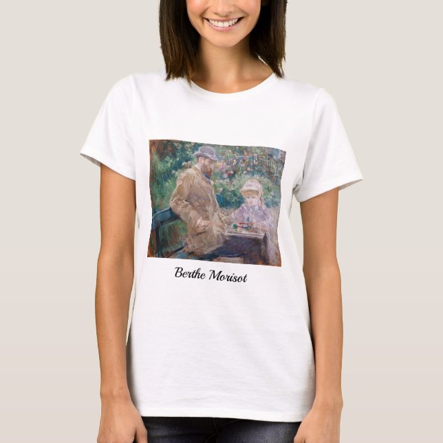T-shirt Berthe Morisot - Eugene Manet avec sa fille (Devant)
