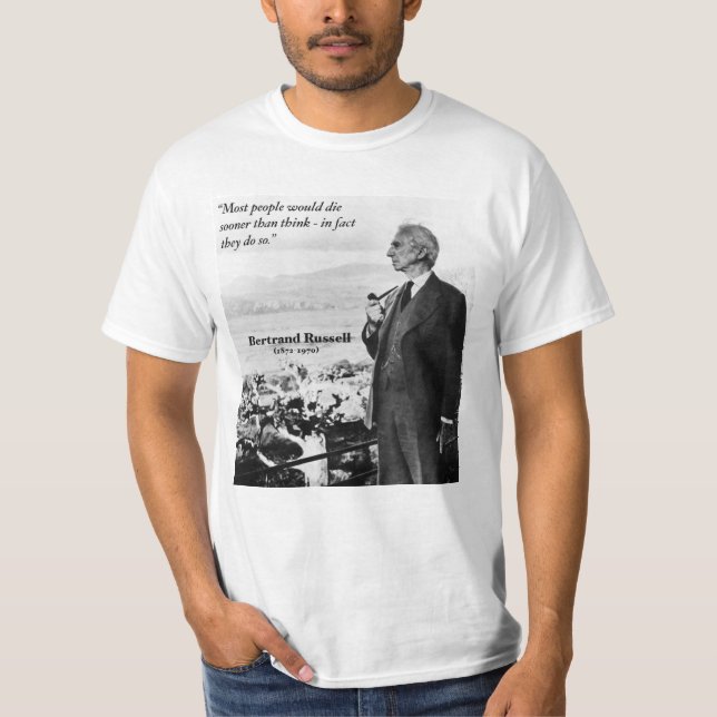 T-shirt Bertrand Russell (Devant)