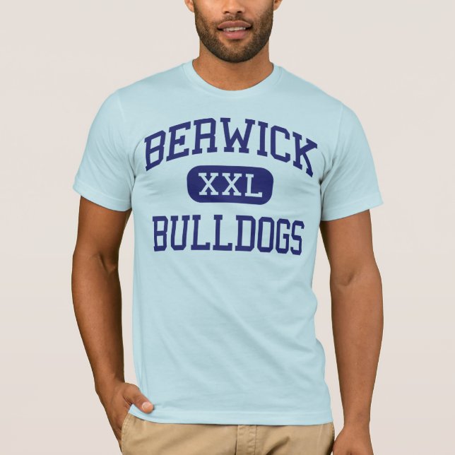 T-shirt Berwick - bouledogues - secteur - Berwick (Devant)